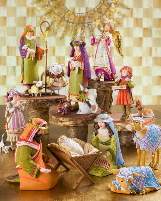 The Nativity collection celebrates the spirit of Christmas with an ever-expanding group of items telling the story of the first Christmas in a colorful and captivating way.