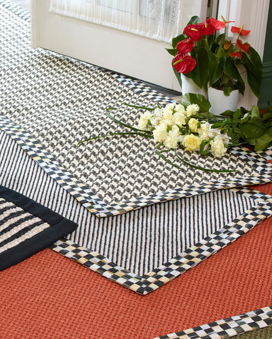 If you’ve ever suspected that your floors might be jealous of the adornments afforded to tabletops, here’s the ticket to restoring household peace. Our area rugs are timeless...with a twist.