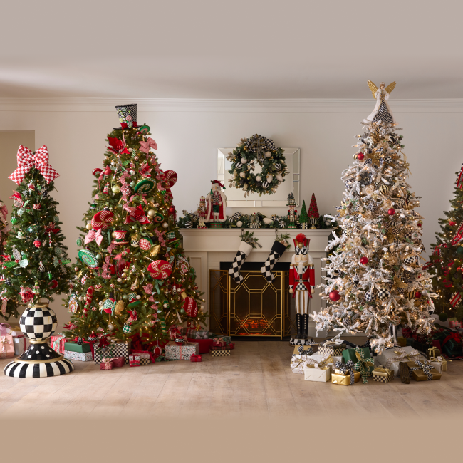 Get Inspired For The Holidays - image features Christmas tree decorated in a festive living room 