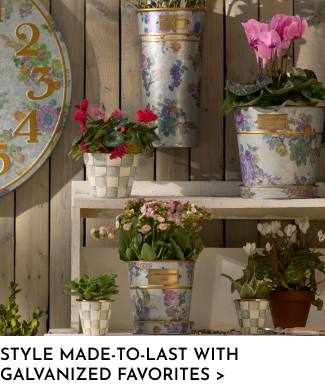 Style made-to-last with galvanized favorites