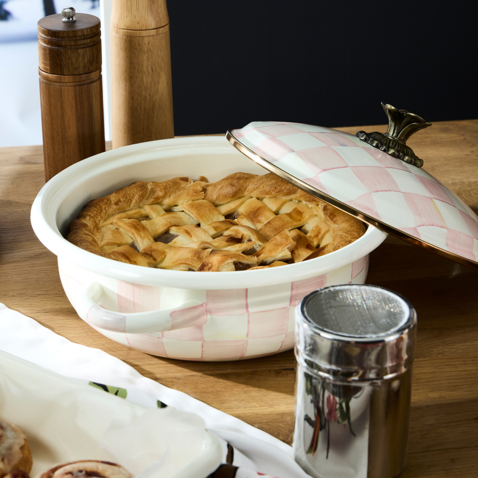 Stylish New Cookware - image features Rosy Check