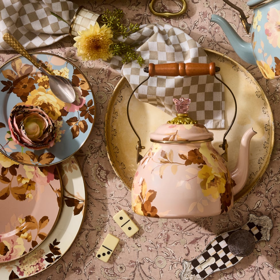 New! Wild Rose Mauve & Slate