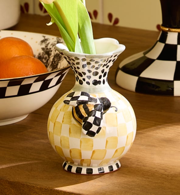 New! Our July Collectors Series Bee Vase Is Here, made in Aurora, NY