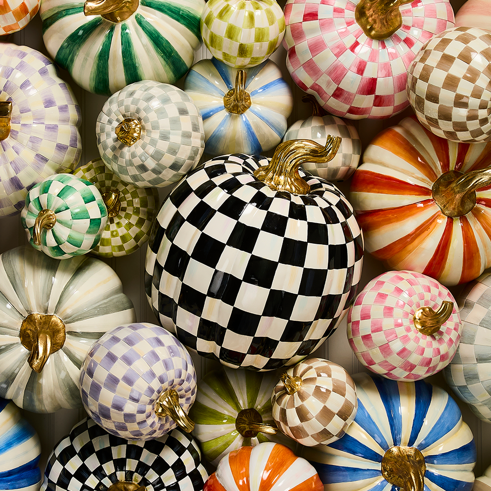 Pick Your Perfect Pumpkin - Image features variety of pumpkins in different sizes and collections