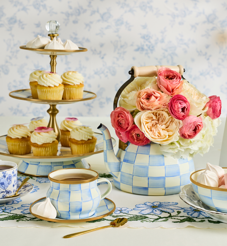 Featured wedding gifts from our new Sky Check collection.