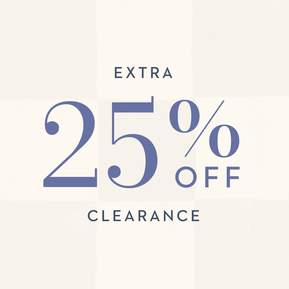 Extra 25% Off Clearance, Up to 60% Off Ends 1/19