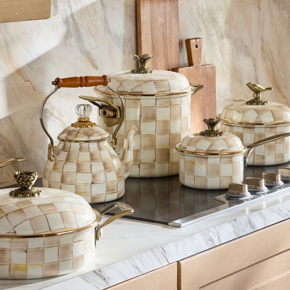 100+ New Arrivals From Mocha Check - Image Features New Mocha Check Cookware 