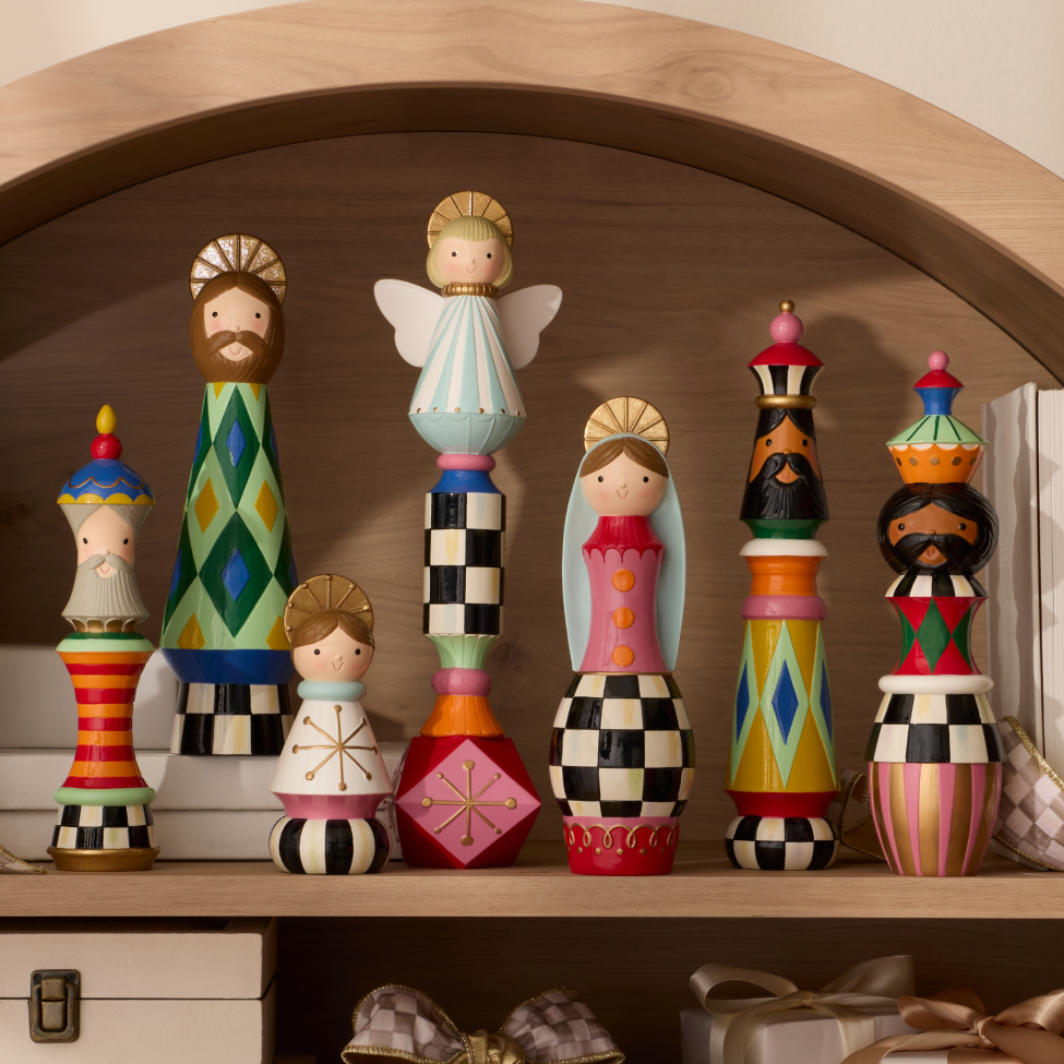 Free Shipping On Holiday Decor - image features Holy Night Nativity Set