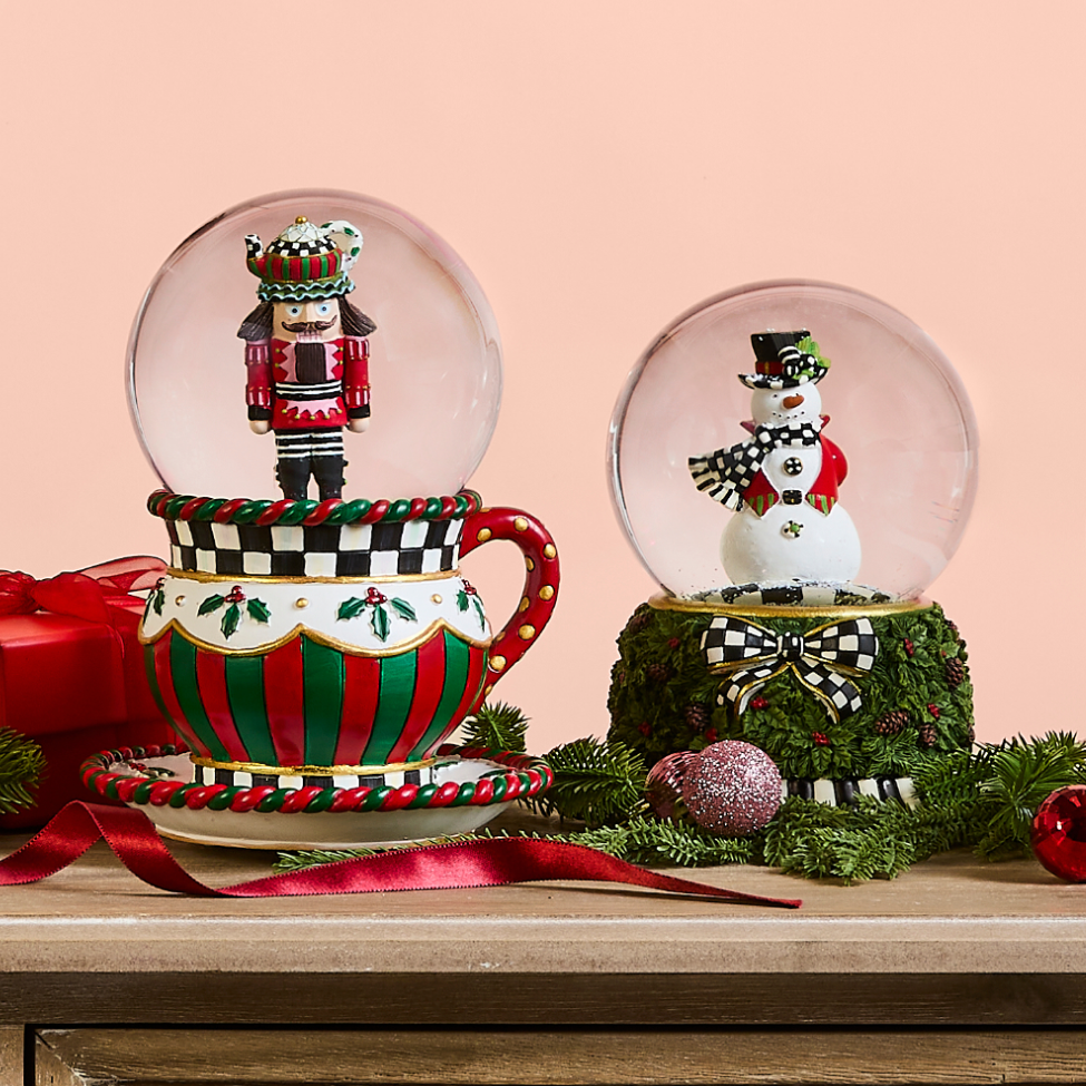 Collectible Snow Globes image features cyber special snow globes