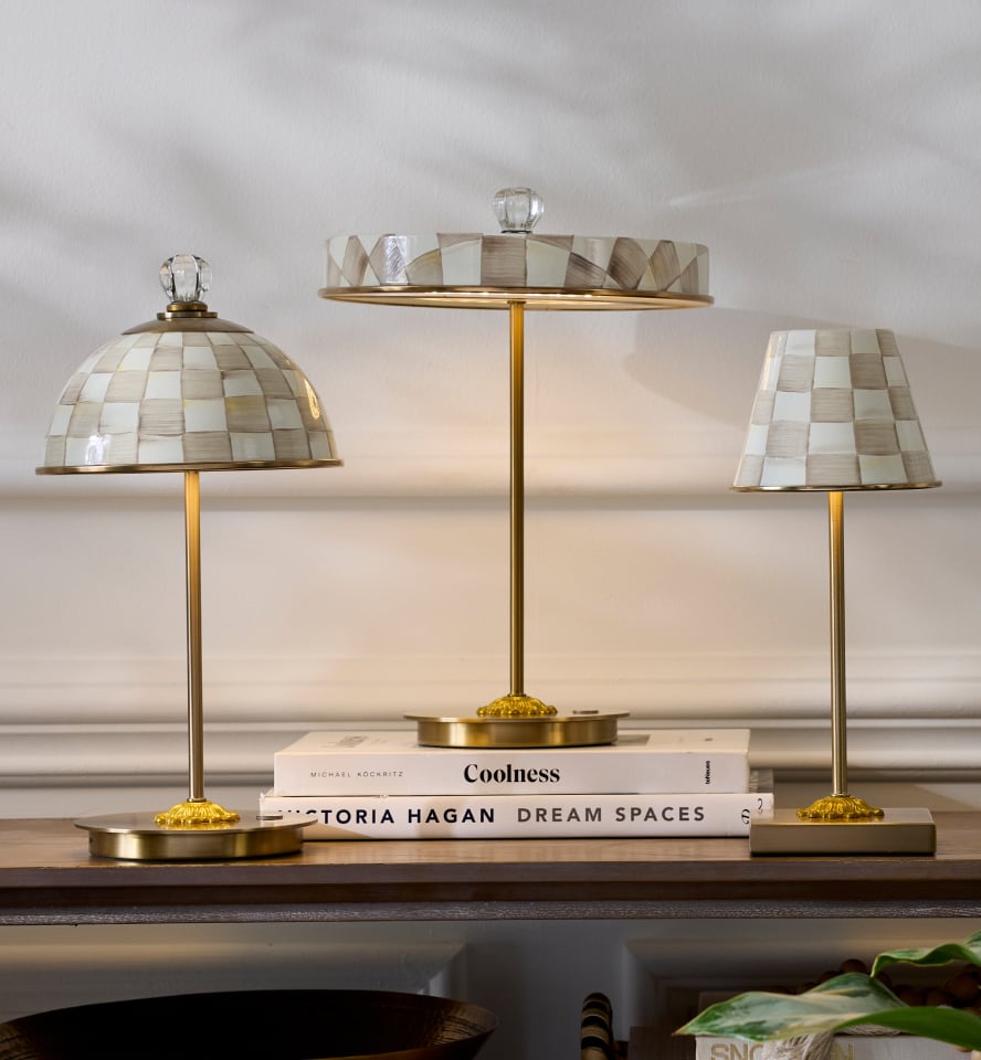 Light Up Your Style With LED Lamps - Image features Mocha Check