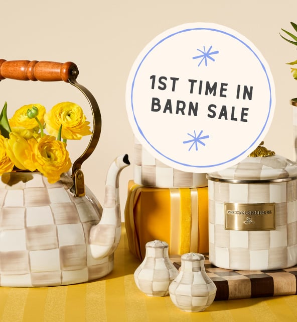 Save Up To 40% On Our Popular Mocha Check Collection! 1st time in Barn Sale