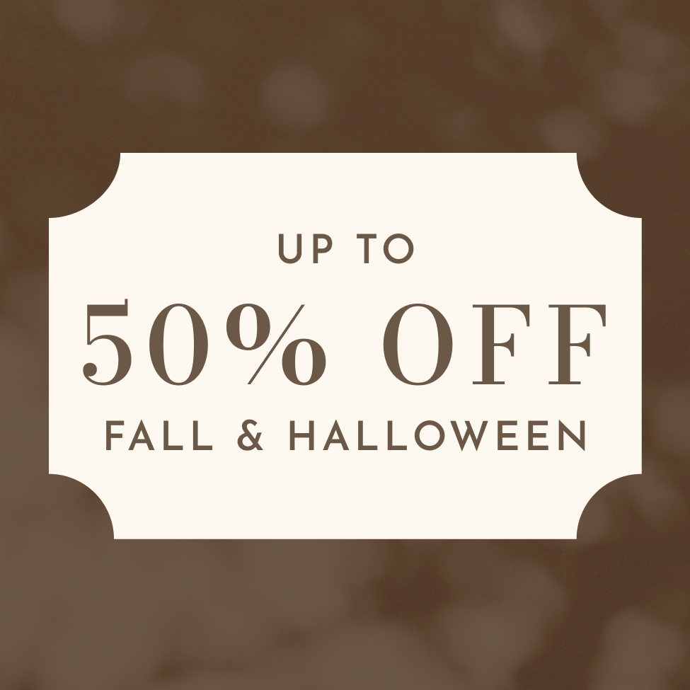 Up to 50% off Fall & Halloween Stock Up & Save On Styles For Next Year