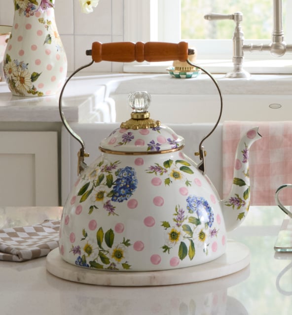 Summer Style In Full Bloom, shop floral collections featuring the Wildflowers Tea Kettle