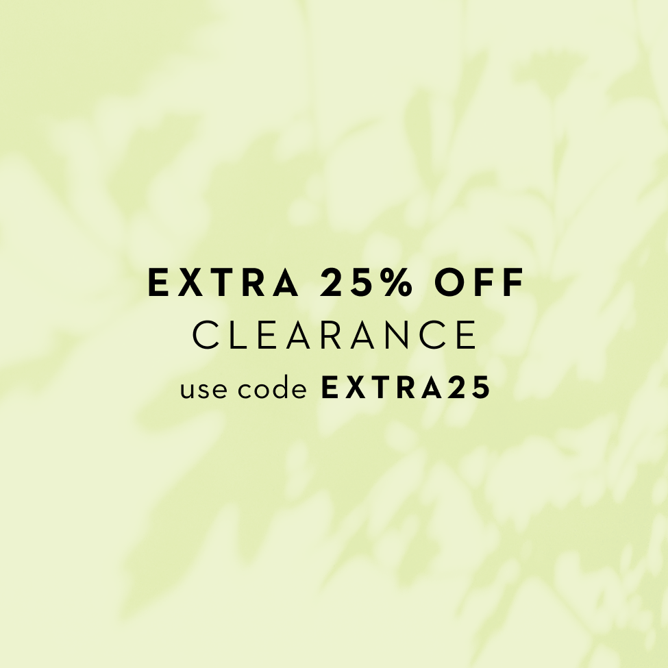 Extra 25% off Clearance with code EXTRA25