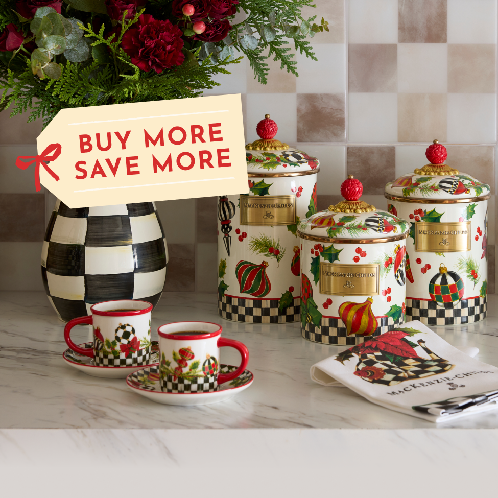 Save Now On Bestsellers - image features Deck The Halls Collection Paired With Courtly Check