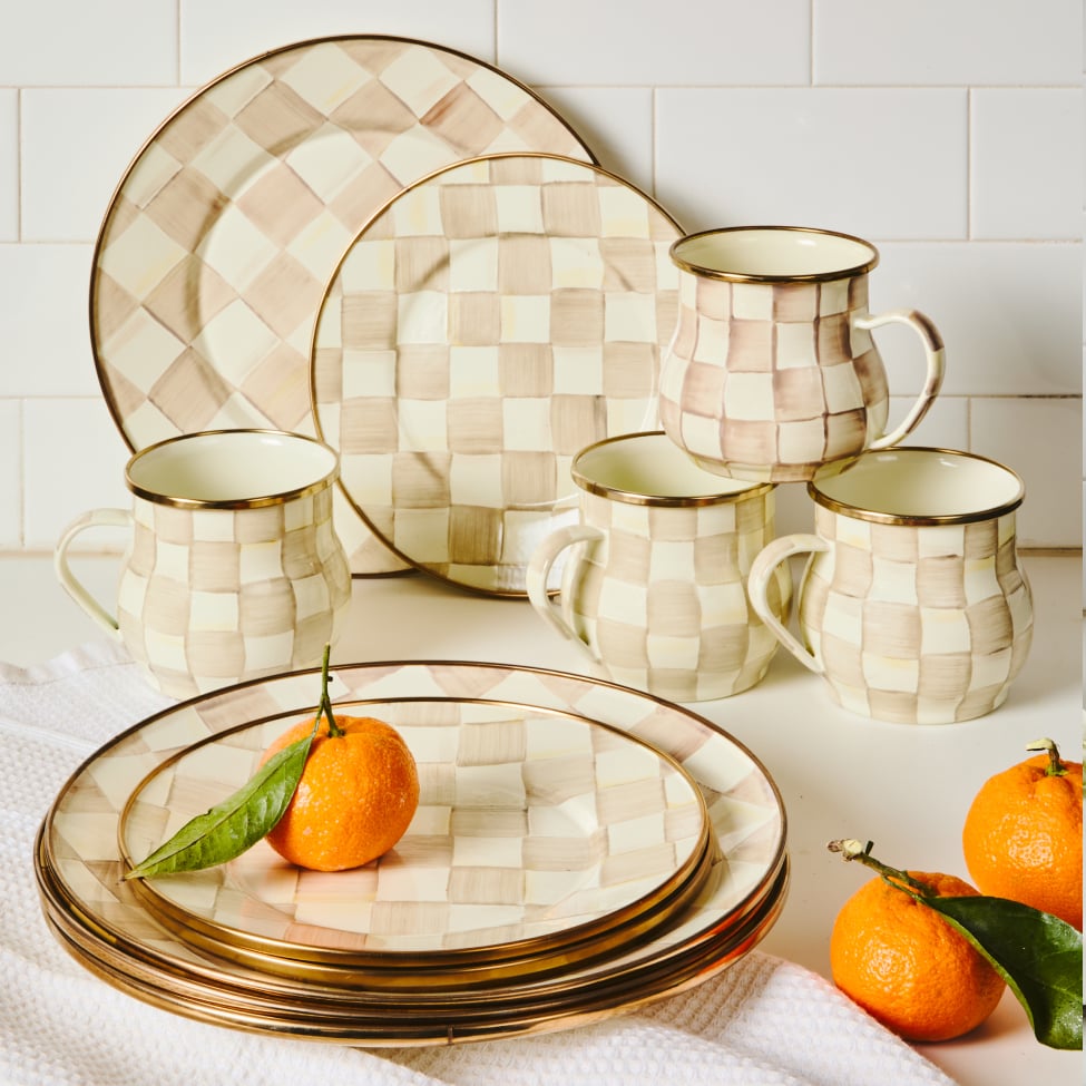 Easy Upgrades With Essential Sets - image features Mocha Check