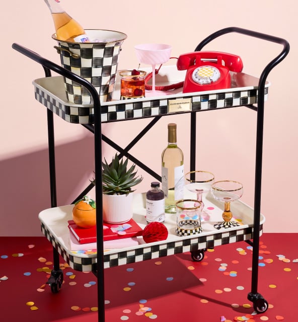 Up To 60% Off Statement Furniture - image features Courtly Check Kitchen Cart