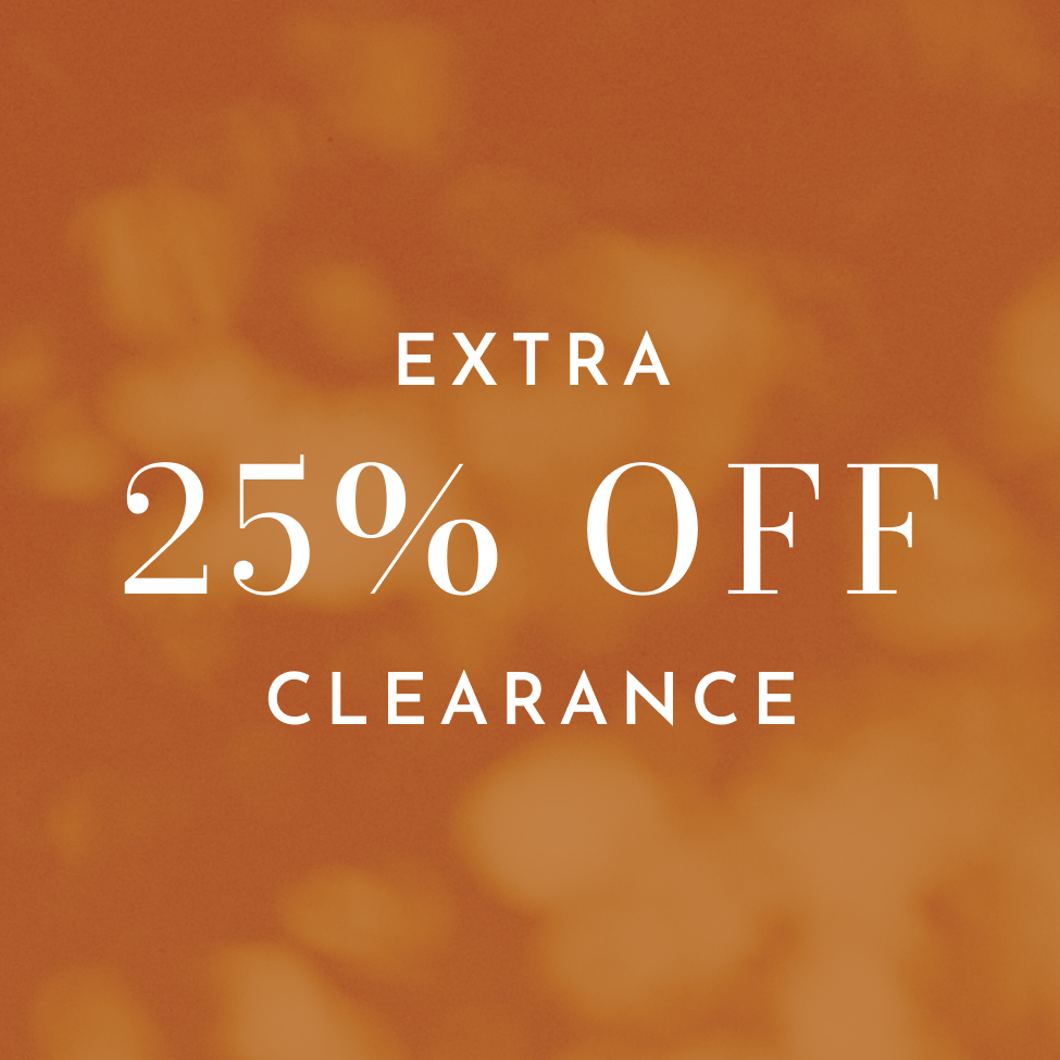 Extra 25% off clearance - save with code EXTRA25